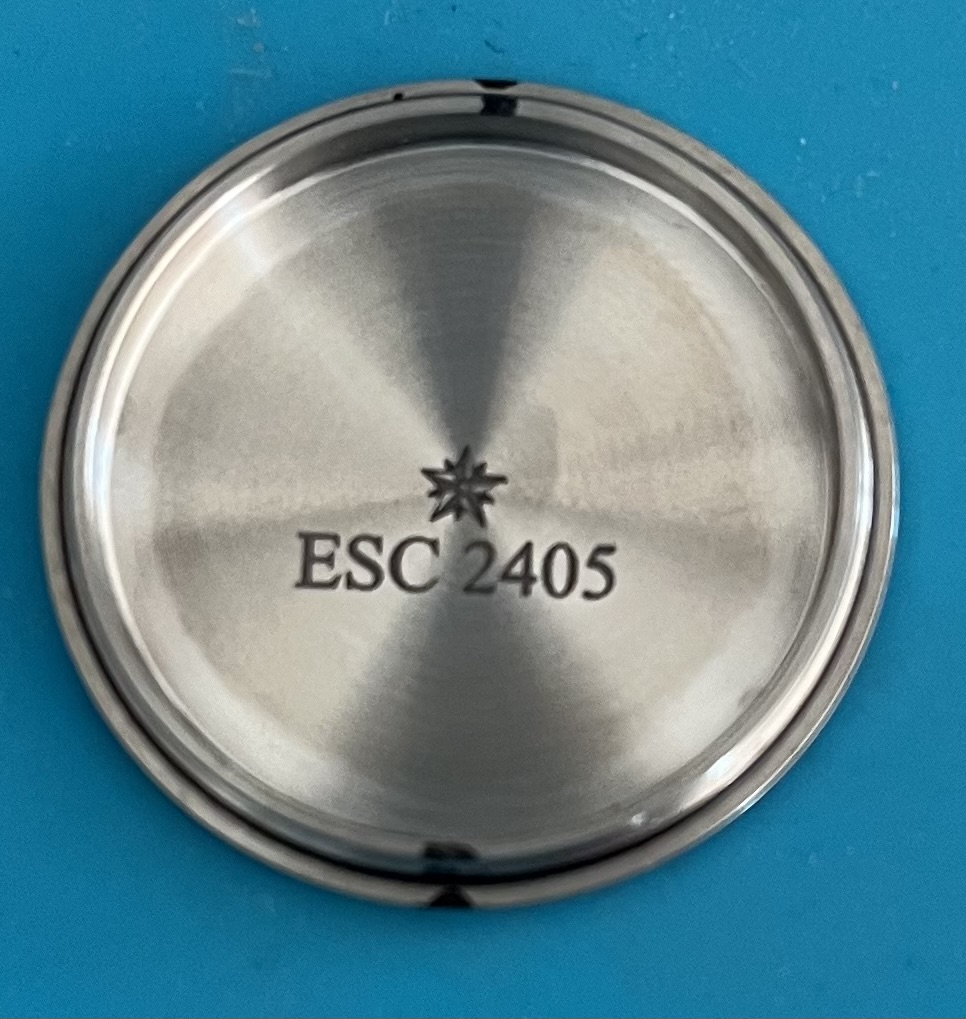 Serial number on the inside of the caseback